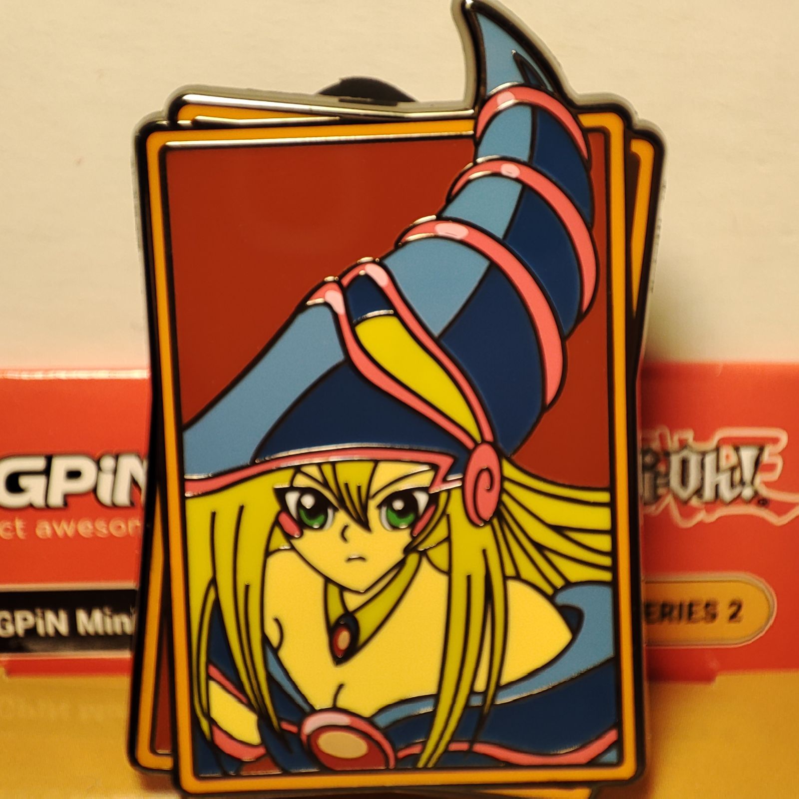 Yugioh Mystery Series 2 Dark Magician Enamel Pin Figpin Mini Y564 Official Rare